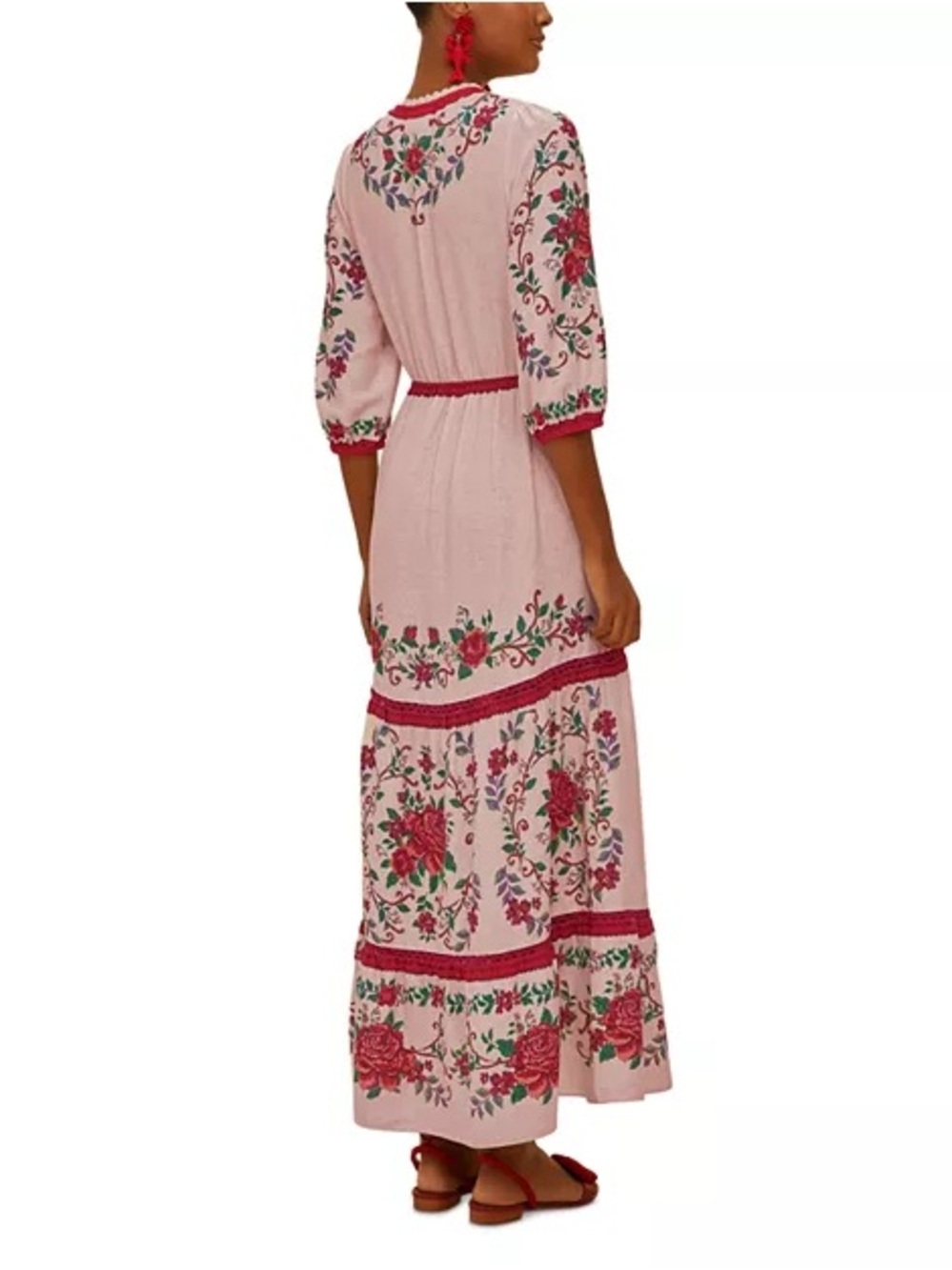 Farm Rio Flower Tapestry Maxi Dress - size small - NWT - Picture 2 of 6